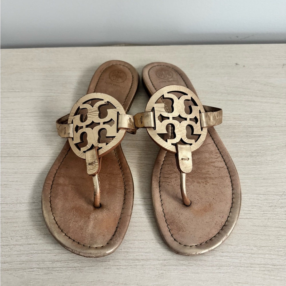 Tory Burch Metallic Sandals